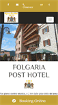 Mobile Screenshot of folgariaposthotel.it